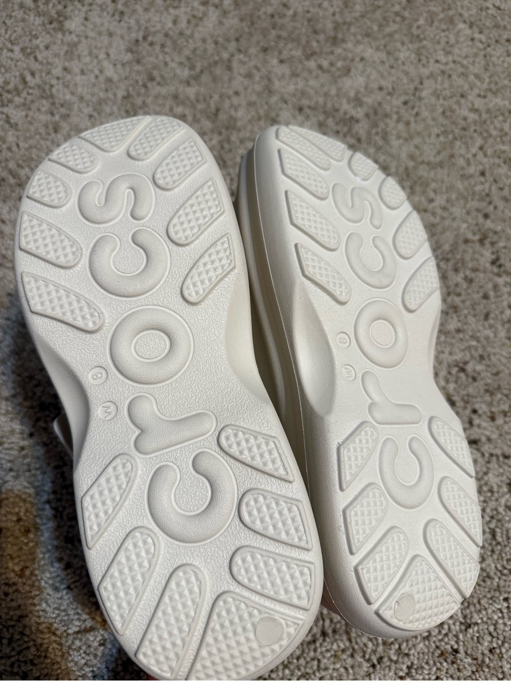 NWOT Crocs Soho Two Strap Sandal Dulce Women's 8 with two FREE JIBBITZ - Picture 5 of 5